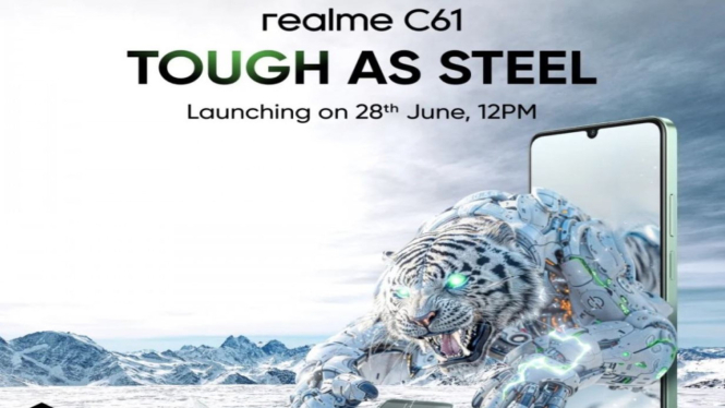 Realme C61: Smartphone Entry-Level Tangguh dengan Harga Terjangkau, Siap Meluncur 28 Juni!