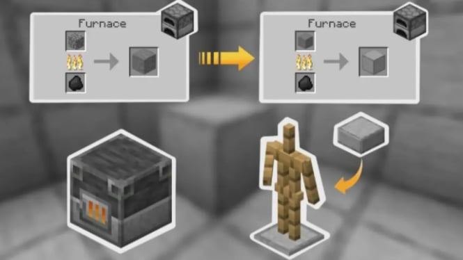 Smooth Stone di Minecraft: Fungsi, Cara Membuat, dan Manfaatnya