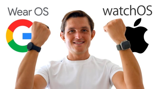 Perbandingan Wear OS dengan watchOS