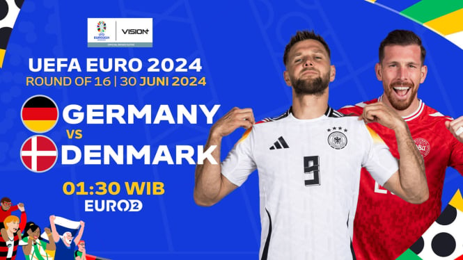 Link Live Streaming Jerman vs Denmark- Euro 2024