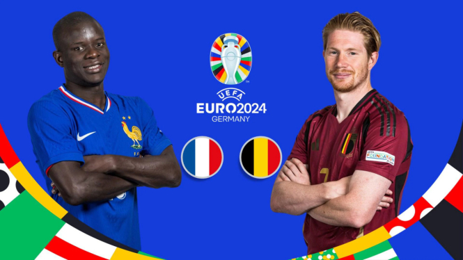 Link Live Streaming  Prancis vs Belgia di Euro 2024