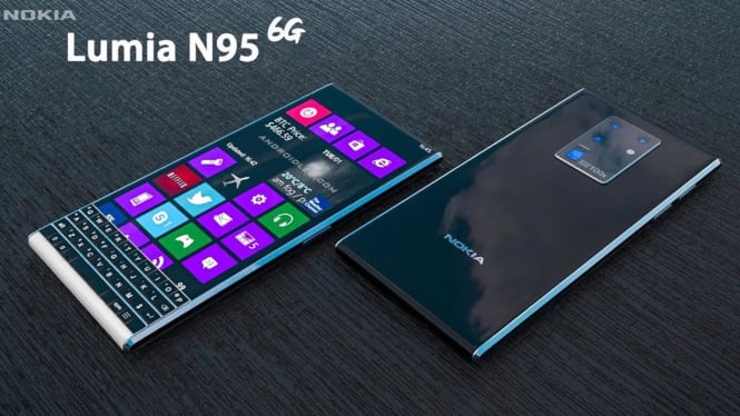 Ilustrasi Nokia Lumia N95 6G 2025