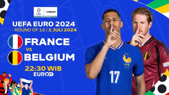 Link Live Streaming Prancis vs Belgia Euro 2024