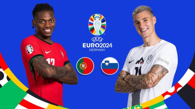 Link Live Streaming Babak 16 Besar Euro 2024: Portugal vs Slovenia, Saksikan Pertandingannya di Sini