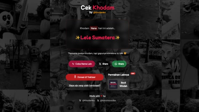 Situs Cek Khodam Online Paling Banyak Dicari, Bisa Digunakan Siapa Saja dan Gratis!