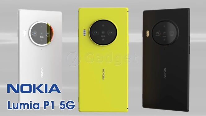 Ilustrasi Nokia Lumia P1 5G