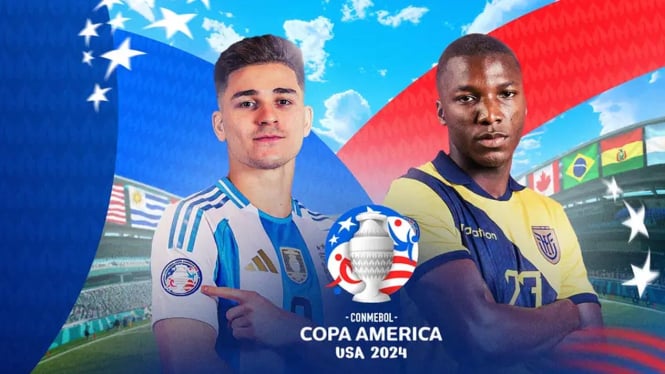 Link Live Streaming Argentina vs Ekuador- Copa America 2024