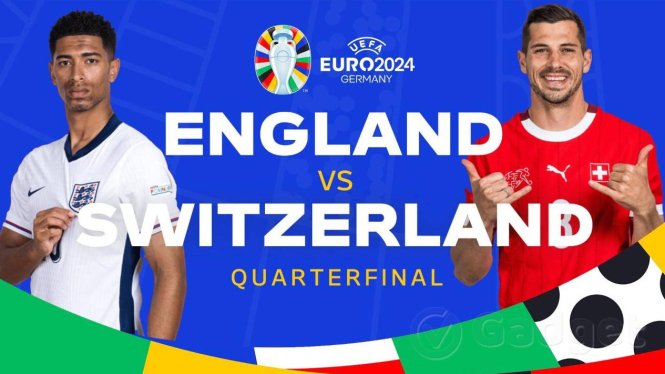 Link Live Streaming Inggris vs Swiss Euro 2024