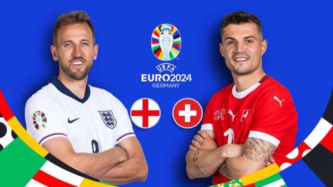 Link Live Streaming Inggris vs Swiss Euro 2024 Malam Ini Pukul 23:00 WIB! Babak Perempat Final!