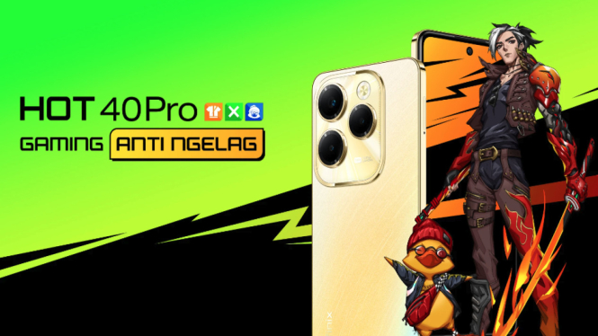 Infinix Hot 40 Pro: HP Gaming 1 Jutaan Turun Harga 300 Ribu, Tangguh Dengan RAM 8GB, Layar 120Hz!