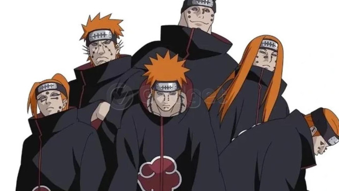 6 Ninja yang Jasadnya Digunakan Menjadi Tubuh Pain