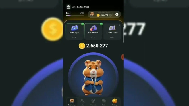 Dimana dan Kapan Anda Bisa Menjual Koin Hamster Kombat