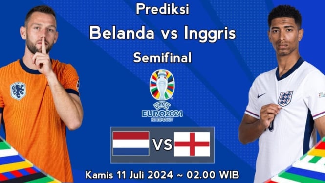 Live Streaming Duel Total football Eropa: Belanda vs Inggris