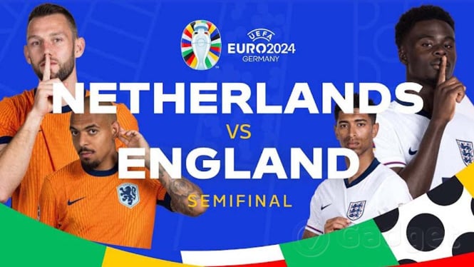 Link Live Streaming Belanda vs Inggris Euro 2024