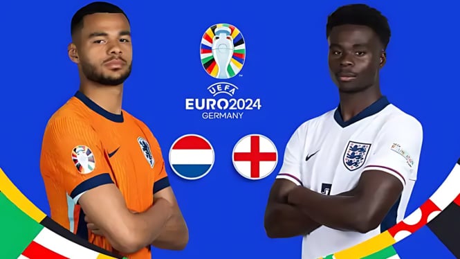 Link Live Streaming Belanda vs Inggris Euro 2024 Semifinal