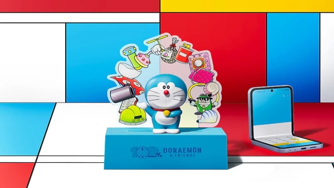 Nostalgia Masa Kecil! Samsung Rilis Galaxy Z Flip6 Edisi Terbatas Bertema Doraemon di Hong Kong