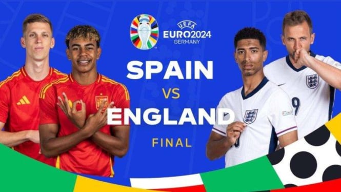 Siaran Langsung Final Euro Spanyol Vs Inggris