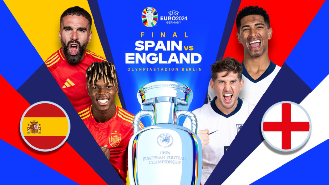 Link Live Streaming Final Euro 2024 Spanyol Vs Inggris