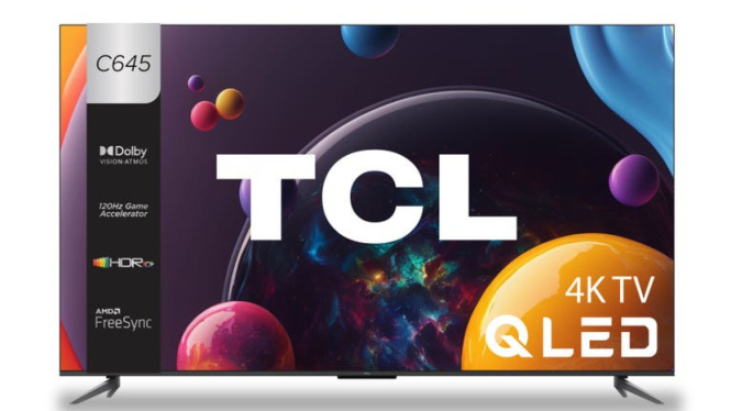 TCL 50 inch 4K QLED Pro Google TV - T-Screen Pro: Hiburan Tanpa Batas di Rumah Anda