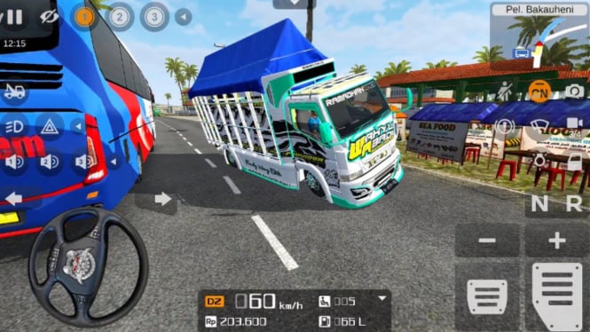 Download Mod BUSSID Truk Oleng Terbaru: ada Truck Canter Thailook Contes dan Anak Sultan!