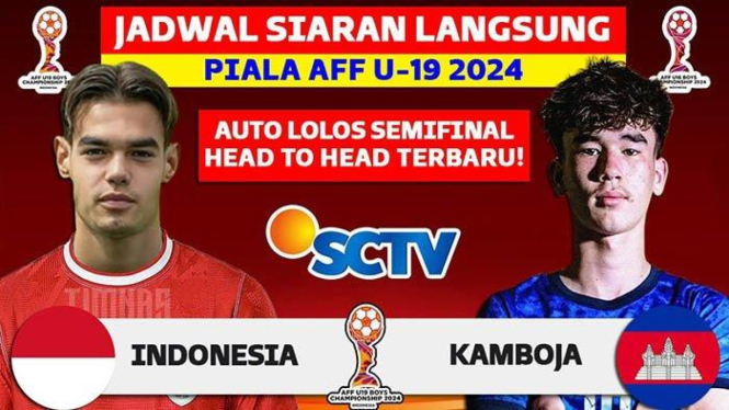 Streaming AFF U-19 Indonesia vs Kamboja