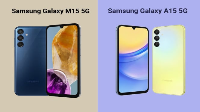 Perbandingan Utama Samsung Galaxy A15 5G dengan Samsung Galaxy M15 5G