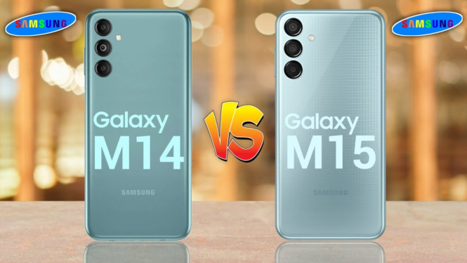 Samsung Galaxy M14 5G dengan Samsung Galaxy M15 5G