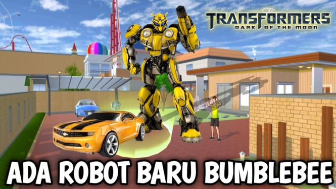 Membuat Robot Bumblebee Transformer di sakura School Simulator