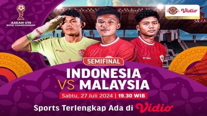 Live Streaming AFF U-19 Indonesia vs Malaysia