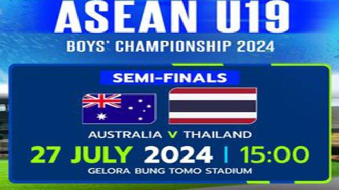 Live Streaming AFF U-19 Australia vs Thailand