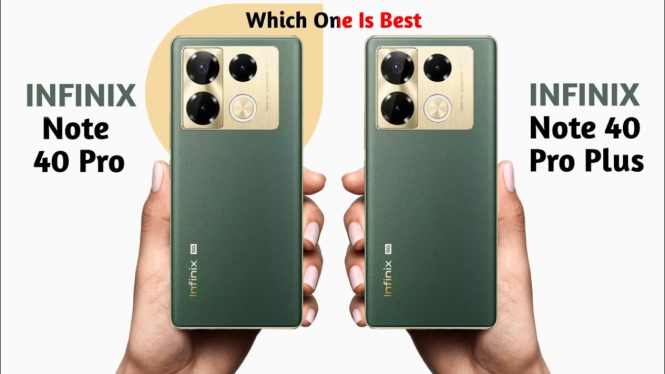 Perbandingan Utama Spesifikasi Infinix Note 40s vs Infinix Note 40 Pro+