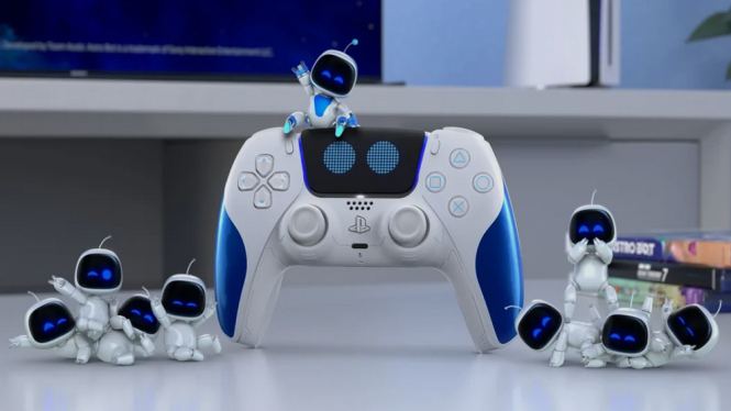 Sony PS5 DualSense Edisi Limited Astro Bot