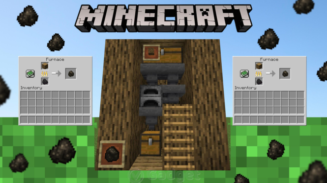 Panduan Lengkap Cara Membuat Farm Arang atau Charcoal Otomatis di Minecraft Mudah!