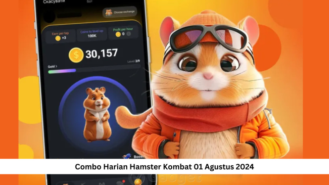 Combo Harian Hamster Kombat 1 Agustus 2024! Dapatkan 5 Juta Koin Gratis!