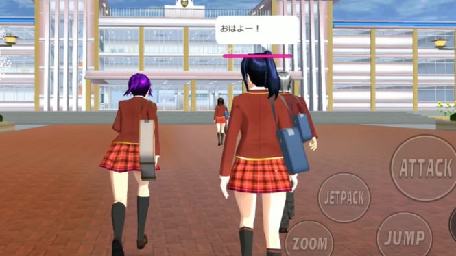 Cara Mengunjungi Rumah Tok Dalang Upin & Ipin di Sakura School Simulator