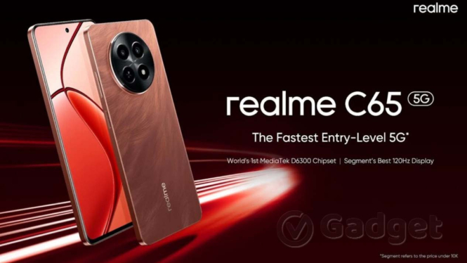 Realme C65 5G Speedy Red