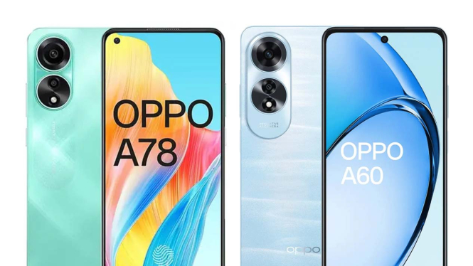 Oppo A78 4G vs Oppo A60