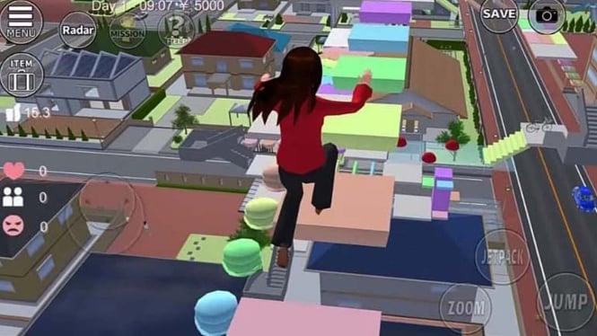 Daftar ID Parkour Sakura School Simulator