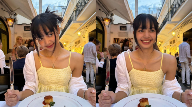Lisa BLACKPINK Menikmati Liburan Bersama Keluarga Arnault di Italia