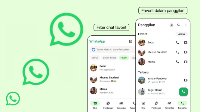 Cara Mudah Menggunakan Fitur Baru Tab Favorit di WhatsApp: Akses Cepat ke Kontak Prioritas