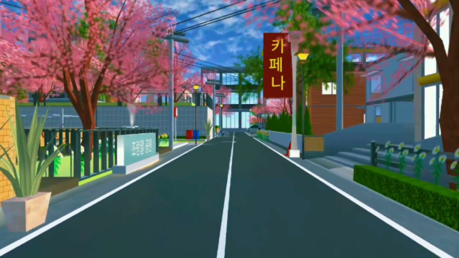 ID Dekorasi Jalanan Kota Sakura School Simulator