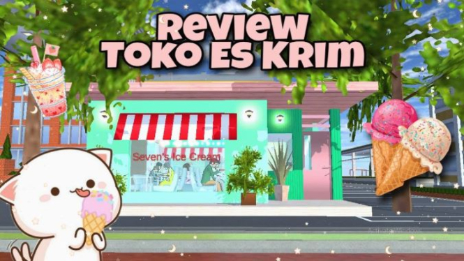 ID Rumah Es Krim di Sakura School Simulator