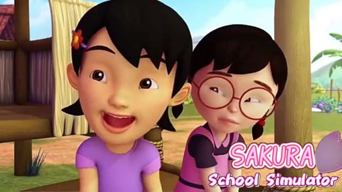 Main ke Rumah Susanti Temannya Upin-Ipin di Sakura School Simulator