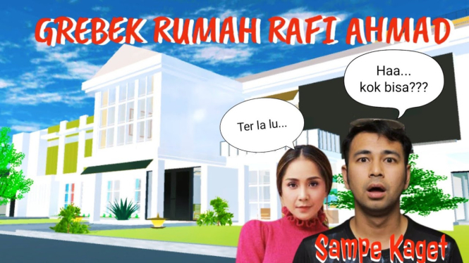 Mengunjungi Rumah Mewah Andara milik selebriti Raffi Ahmad di Sakura School Simulator