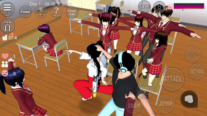 Cara Paling Cepat untuk Naik Kelas di Sakura School Simulator