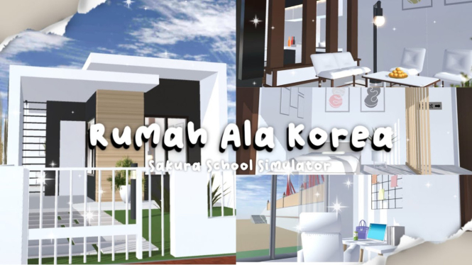 Rumah Ala Korea di Sakura School Simulator