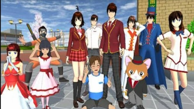 Cara Terbang Tinggi Tanpa Jetpack di Sakura School Simulator