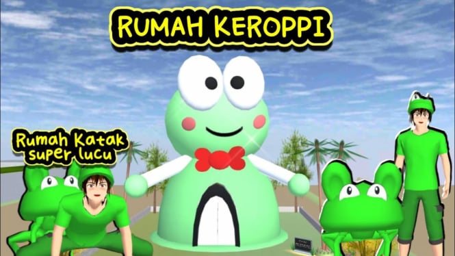 Panduan Lengkap Mengunjungi Rumah Kero Keroppi di Sakura School Simulator