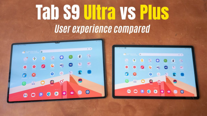 Galaxy Tab S9 Plus vs Galaxy Tab Ultra