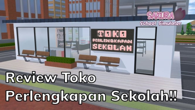 Mengunjungi Toko Peralatan Sekolah di Sakura School Simulator